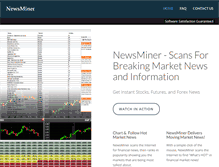 Tablet Screenshot of newsminer.info